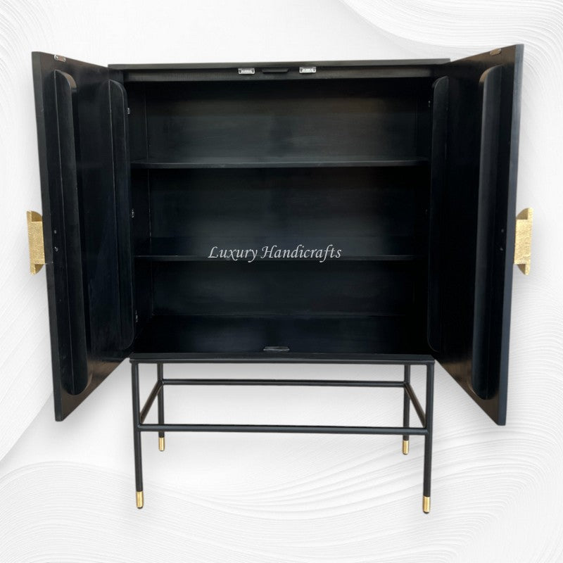 Nola Full Bone Inlay Bar Cabinet 4