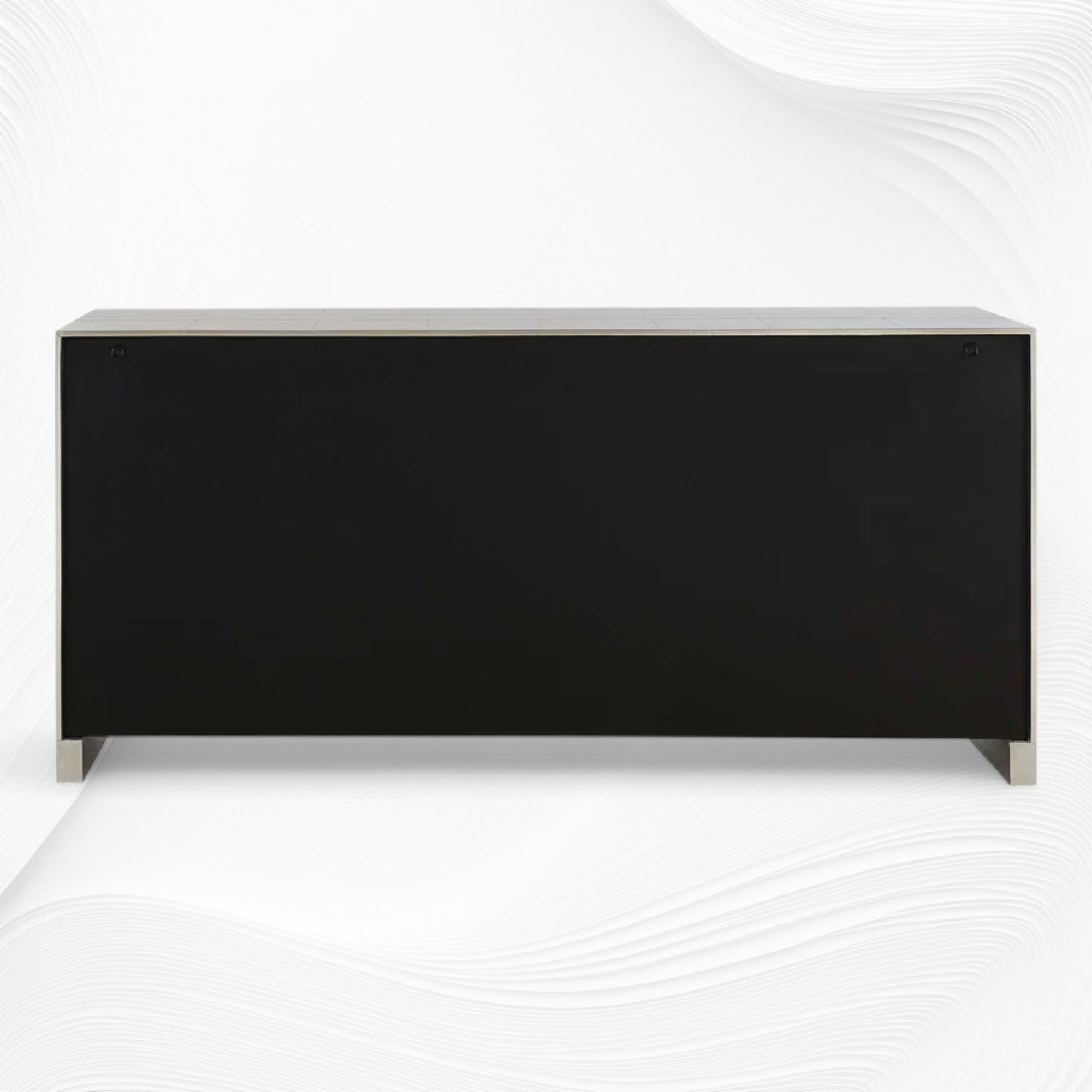 Talitha Nickel Embossed 4 Door Credenza 5