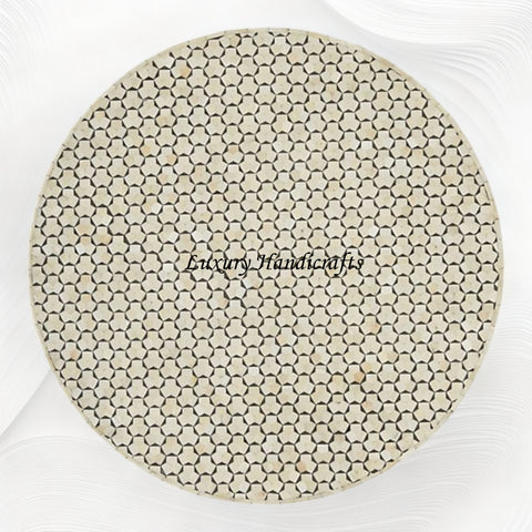 Targua Bone Inlay Coffee Table Black
