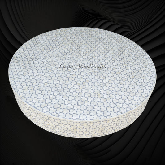 Grey Targua Bone Inlay Coffee Table