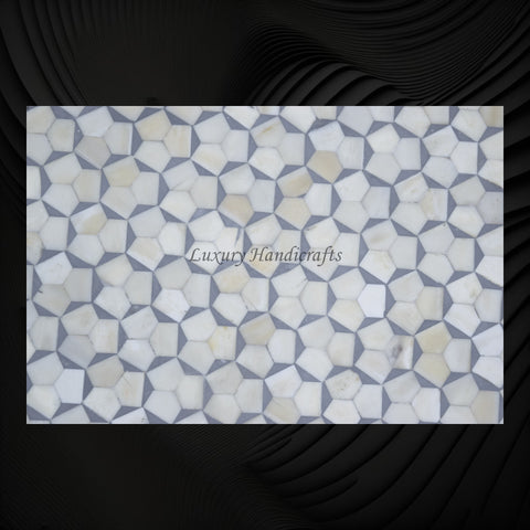Targua Bone Inlay Coffee Table Grey