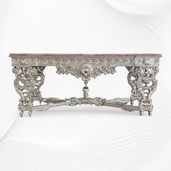 Wanda Console with Rose Pink Quartz Top 3