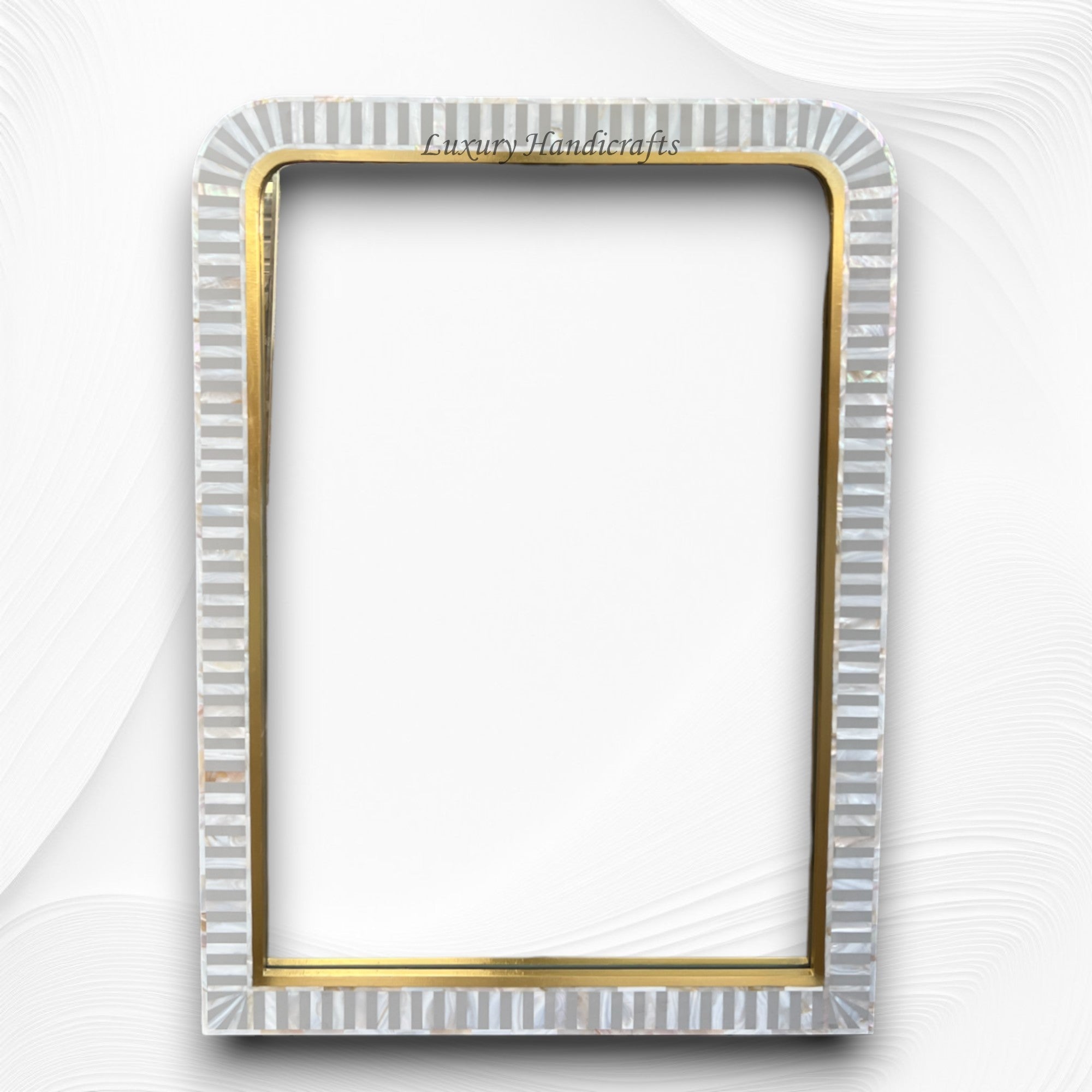 Waterfall MOP Inlay Mirror Grey 4