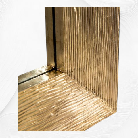 Wave Brass Mirror