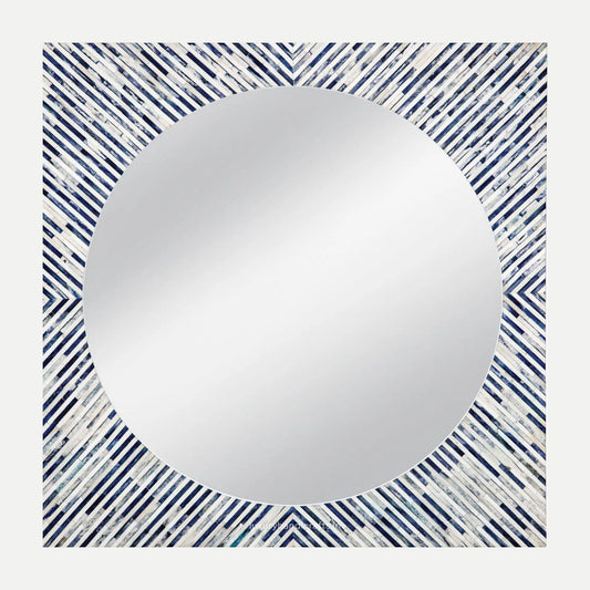 Zeva Bone Inlay Wall Mirror