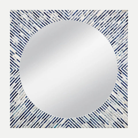 Zeva Bone Inlay Wall Mirror