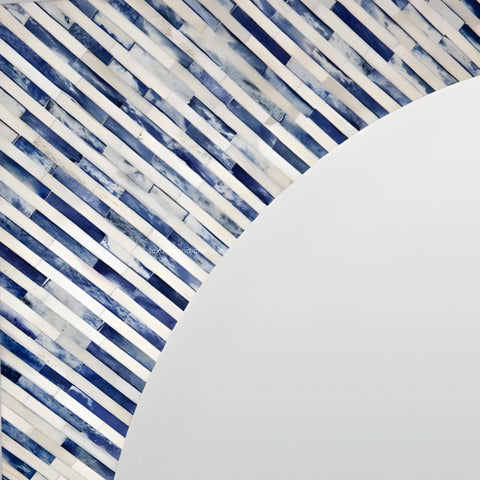 Zeva Bone Inlay Wall Mirror