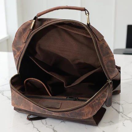 Agrippa Full Grain Leather Backpack Unisex