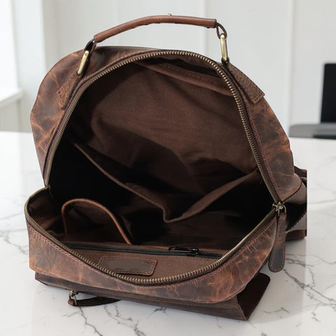 Agrippa Full Grain Leather Backpack Unisex