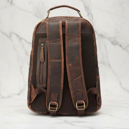 Agrippa Full Grain Leather Backpack Unisex
