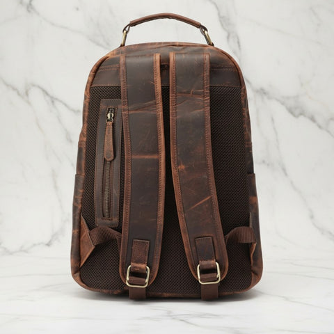 Agrippa Full Grain Leather Backpack Unisex