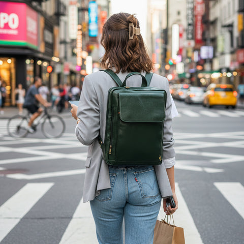 Asahi Genuine Leather 2 in 1 Bag