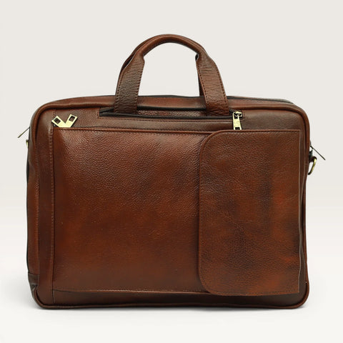 Asahi Genuine Leather 2 in 1 Bag