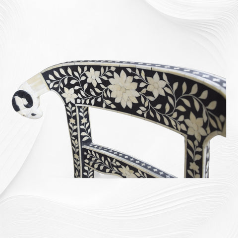 Bone Inlay Goat Head Chair