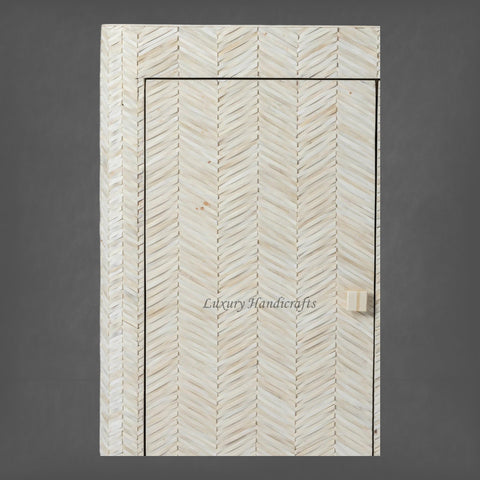 Braided Full Bone Inlay Cabinet