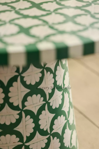 Breeze Resin Inlay Coffee Table Green