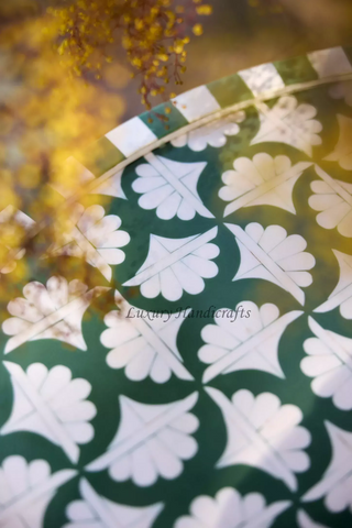 Breeze Resin Inlay Coffee Table Green