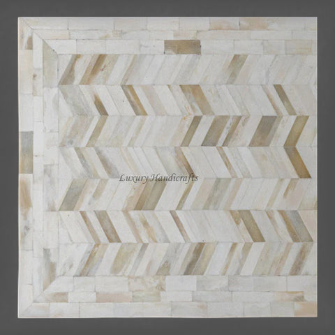 Chevron Full Bone Inlay Hallway Console