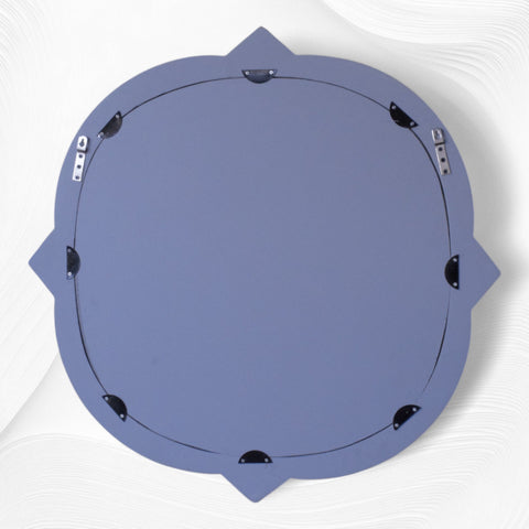 Clover Bone Inlay Mirror Blue