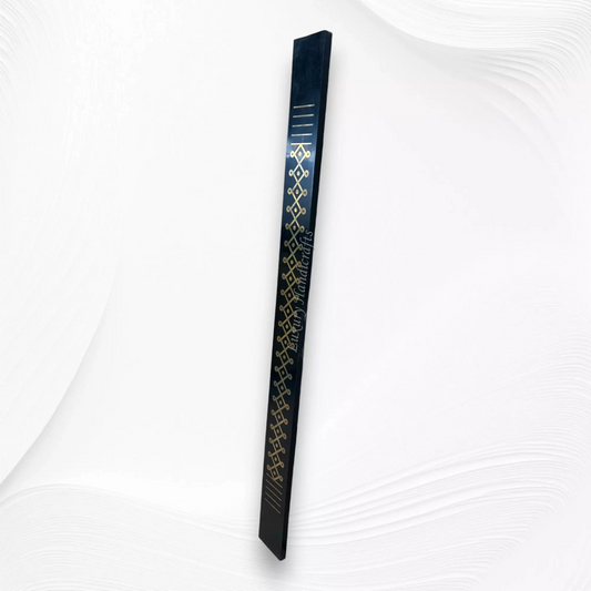 Cuddapah Marble Kolam Brass Inlay Floor Strip