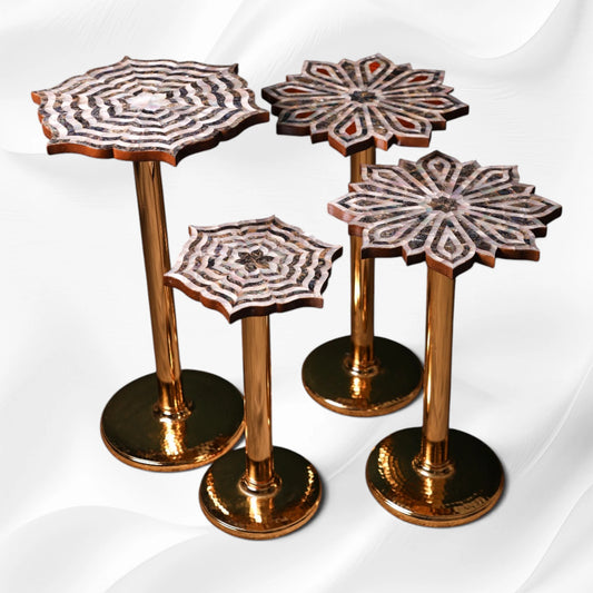 Dahab Mother of Pearl Side Table Set