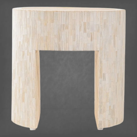 Emery Bone Inlay Side Table