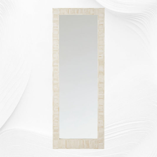 Full Bone Inlay Floor Mirror