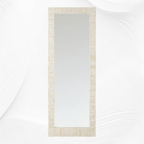 Full Bone Inlay Floor Mirror