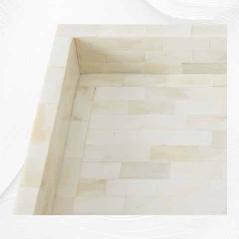 Full Bone Inlay Rectangle Tray