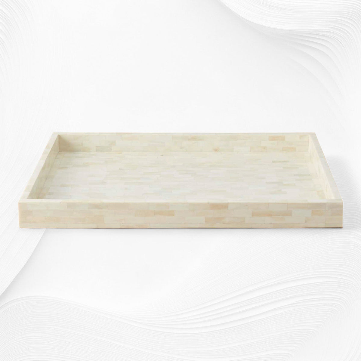 Full Bone Inlay Rectangle Tray