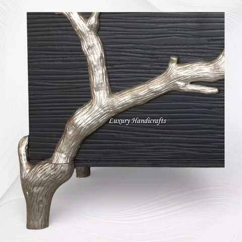 Handcarved Branch Sideboard Silver