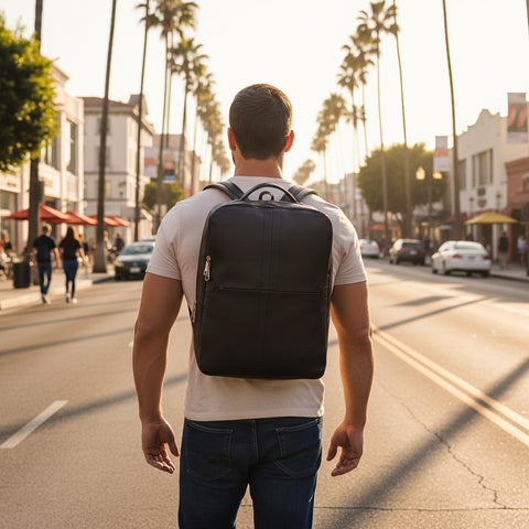 Iovita Full Grain Leather Backpack