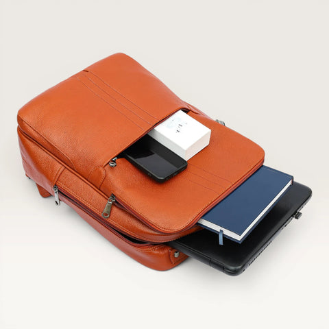Iovita Full Grain Leather Backpack