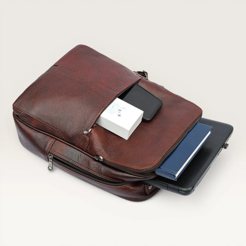 Iovita Full Grain Leather Backpack