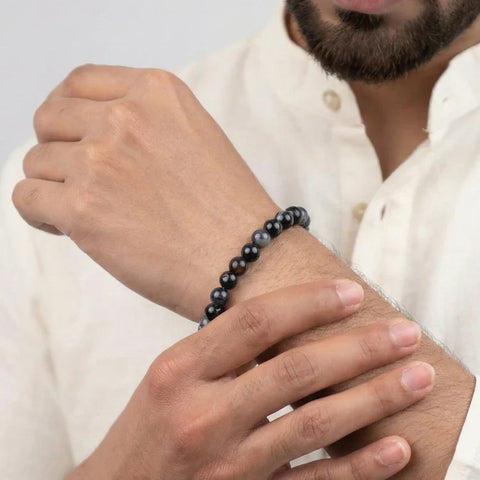 LH Black Agate Bracelet