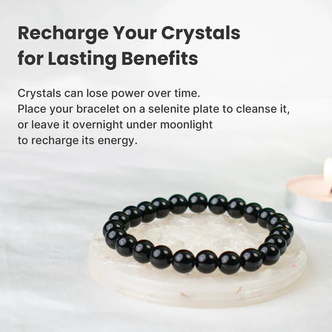 LH Black Obsidian Bracelet