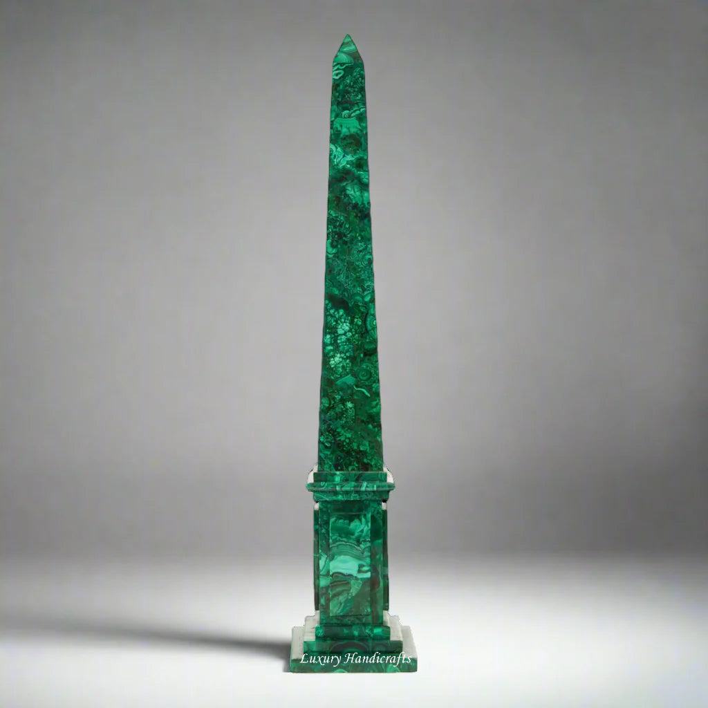 Premium Malachite Obelisk