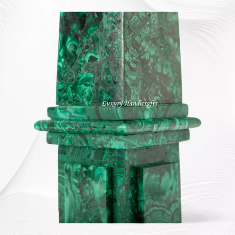 Premium Malachite Obelisk