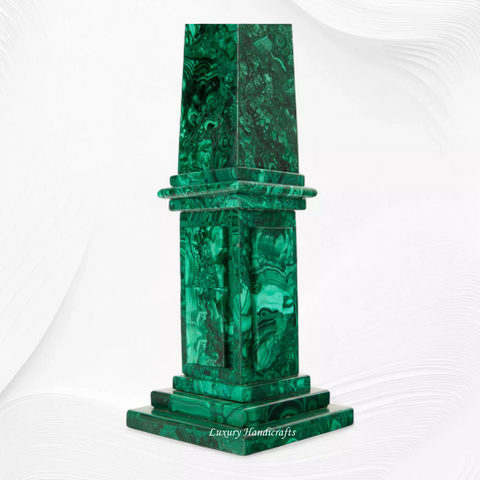 Premium Malachite Obelisk