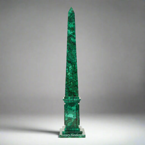 Premium Malachite Obelisk