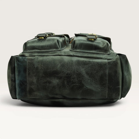 Michael Genuine Leather Backpack Unisex Multifunctional
