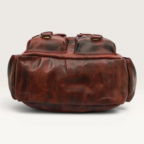 Michael Genuine Leather Backpack Unisex Multifunctional