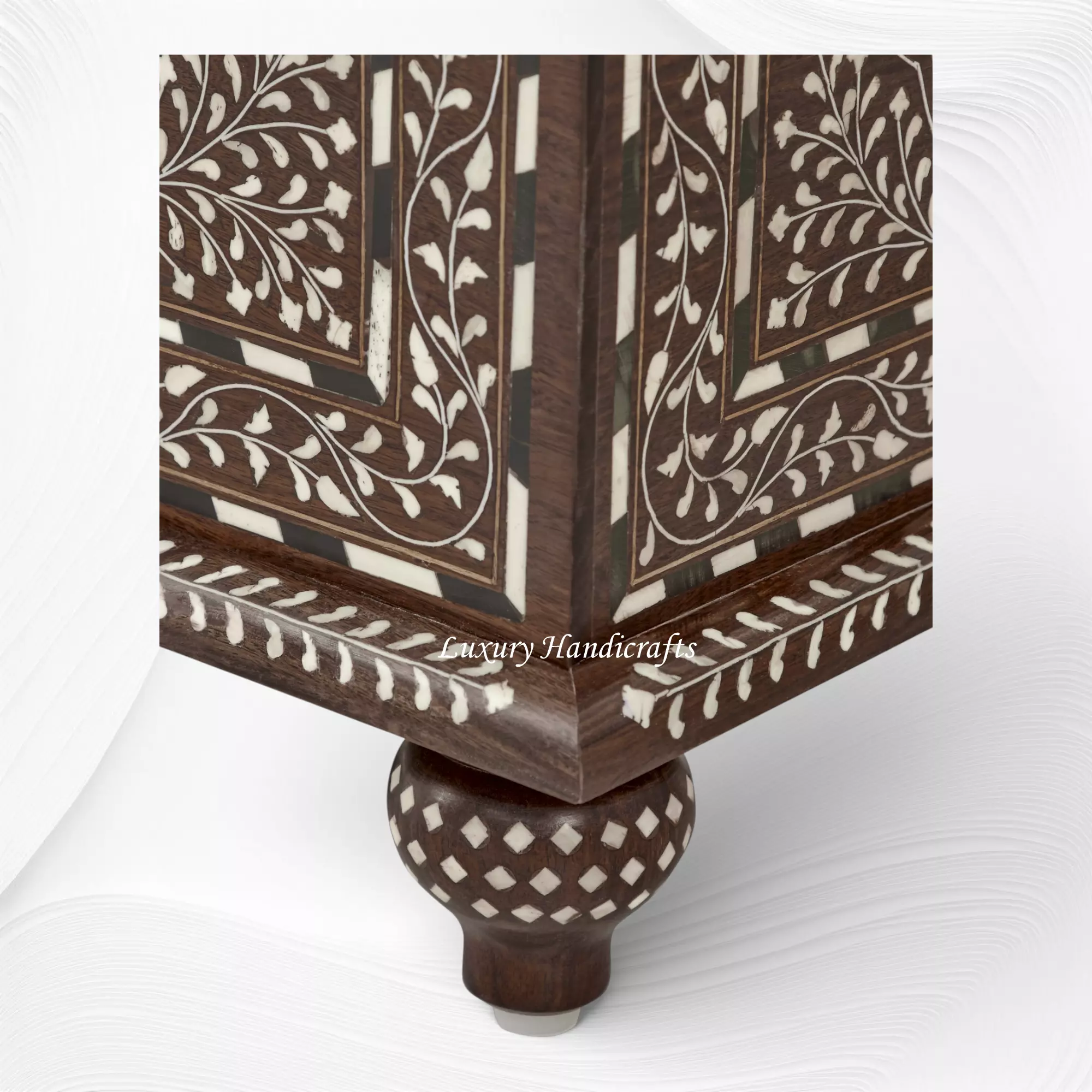 Teakwood Inlay Furniture for Home Decor