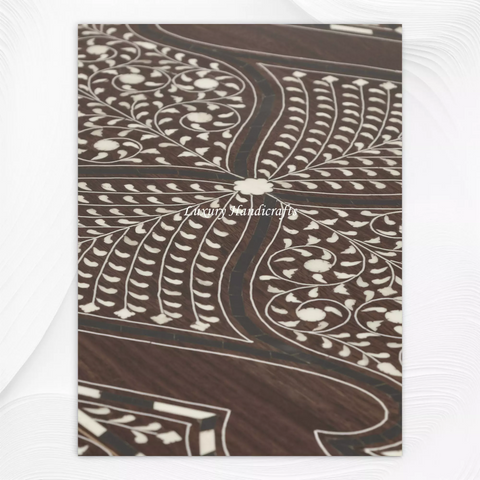 Bone Inlay Coffee Table with storage 