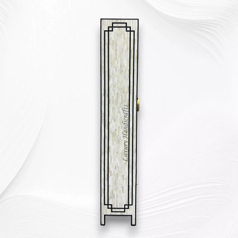 Nola Full Bone Inlay Almirah Black