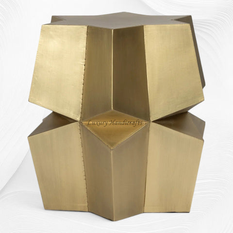Star Brass Side Table