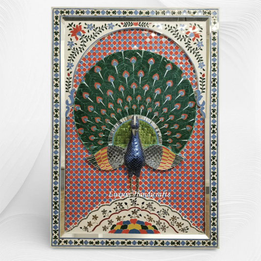 Peacock Thikri Wall Panel