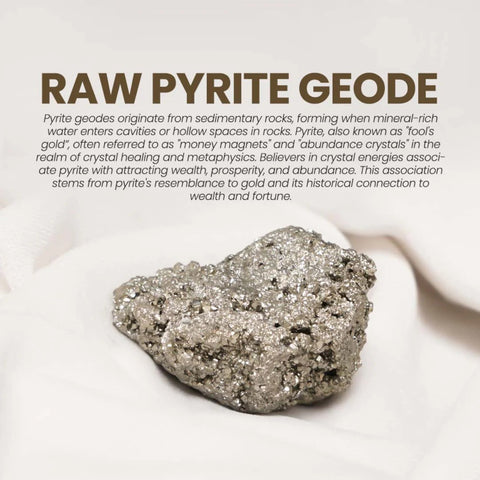 Raw Pyrite Stone Geode 2