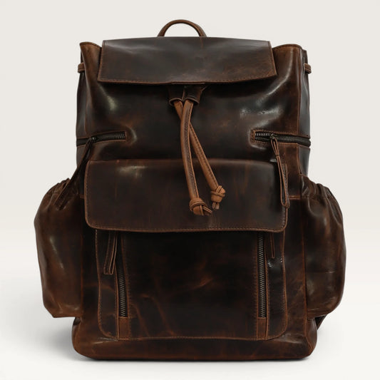 Sakura Top Grain Leather Backpack