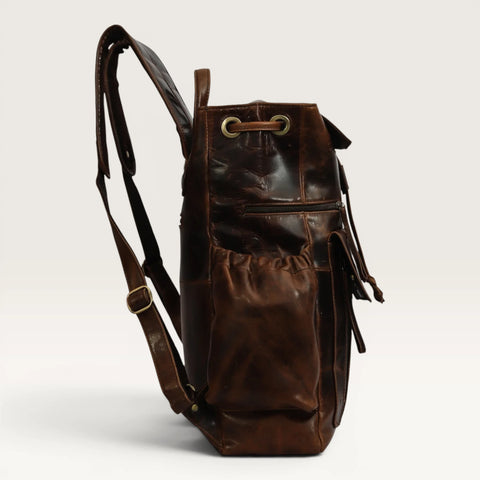 Sakura Top Grain Leather Backpack